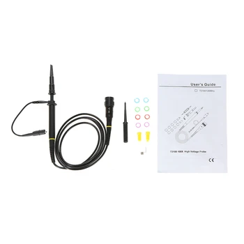 

New Hantek Max.2000V DC X100 Oscilloscope Probe Tester Clip for the Oscilloscope Passive High Voltage Probe 100MHz 100 Mega ohm