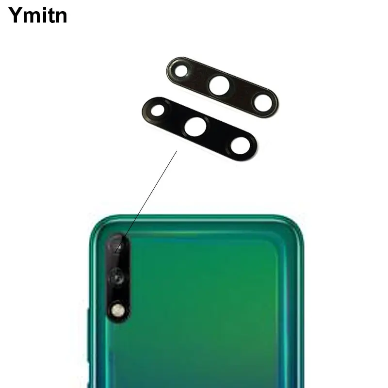 2 шт. Новый Ymitn Корпус задняя камера стеклянная линза с клеем для Huawei Y9S STK L21