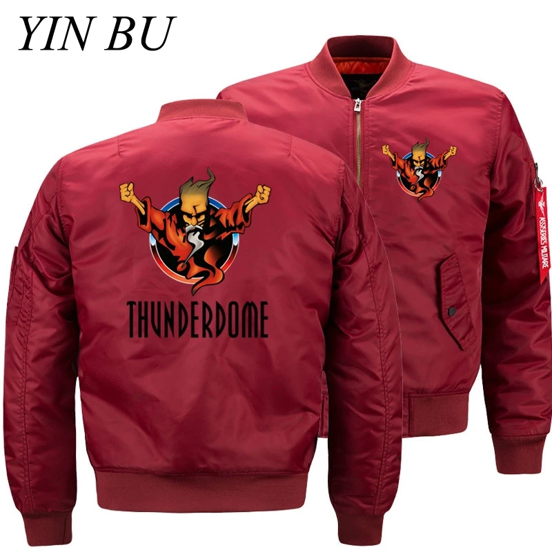 Thunderdome Hardcore Мужская Ma1 куртка-бомбер пилот Верхняя одежда Мужская армейская зеленая летная куртка Air Force One 5xl куртка