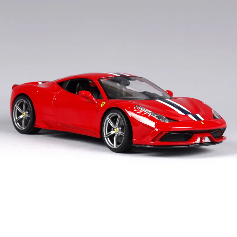 Bburago 1:18 литая металлическая модель спортивного автомобиля игрушка для Ferrariedal 458 с