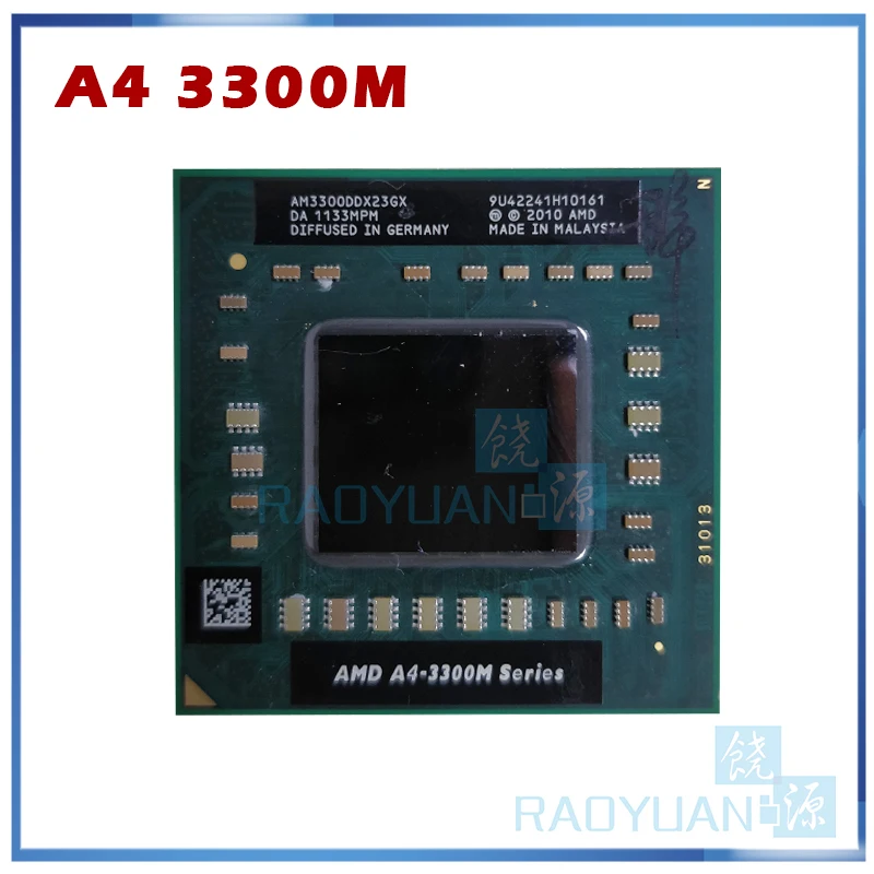 AMD A4-3300M процессор Dual Core 2 Мб L2 Кэш 1 90 ГГц разъем FS1 PGA722 A4 3300 м AM3300DDX23GX двухъядерный