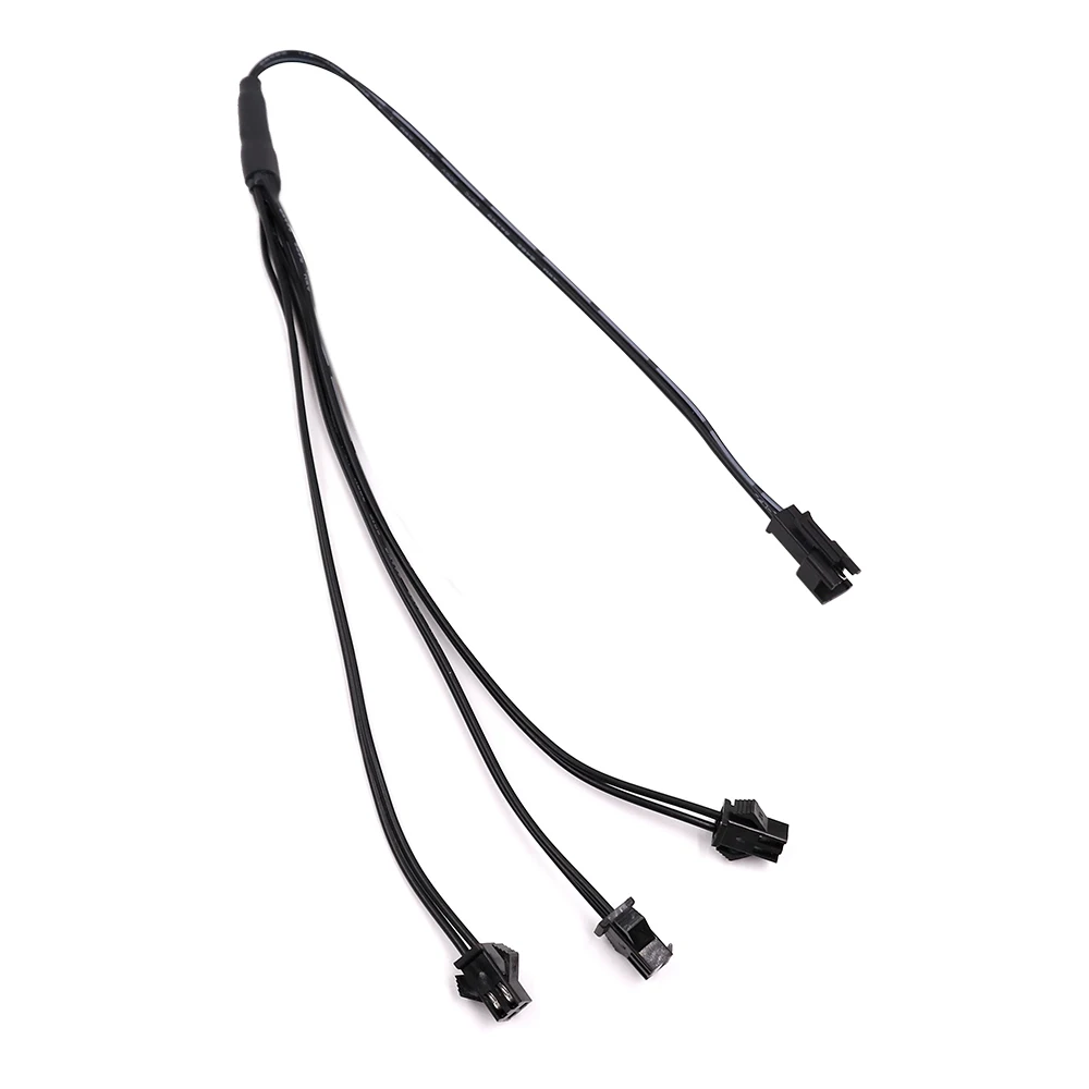 EL Wire 2Pin jst-разветвитель Разъем для одного Инвертер для подключения штекера к женскому разъему SM Leadwire кабель для EL Wire Neon Strip - Цвет: 1to 3