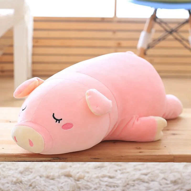 

Hot Selling Snooze Pig Pillow Creative Plush Toy Doll-Processing Customizable