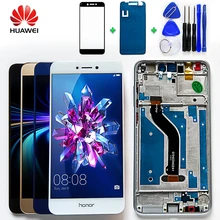Huawei 5,2 дюймов ЖК-дисплей huawei Honor 8 lite сенсорный экран дигитайзер сенсор в сборе 1920*1080 рамка PRA-TL10 PRA LX1 LX3