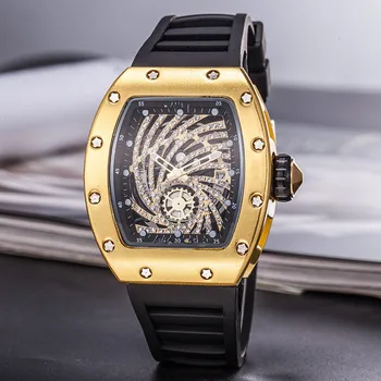 

Ghosts Head Silica Gel Bring Quartz Man Wrist Watch ,