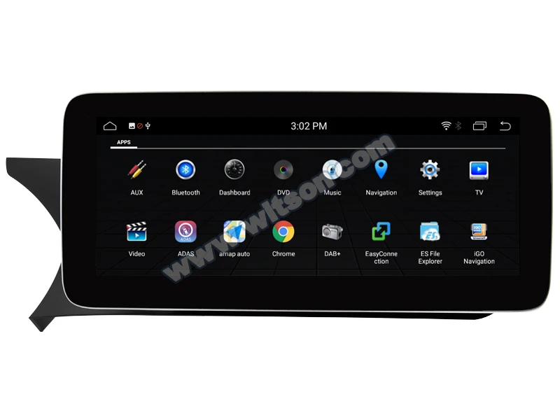 10,2" Android 9,0 Pie OS автомобильный мультимедийный gps для Mercedes-Benz c-класс W204/S204 2010-2013(версия NTG 4,0)(Левый руль