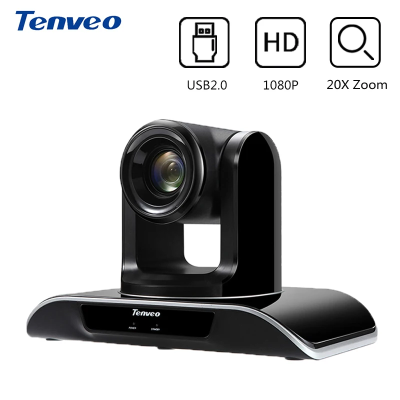 

Вебкамера TENVEO VHD203U 1080p, 60 кадров/с, PTZ, HDMI