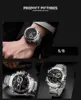 NAVIFORCE Top Brand Luxury Watch Men Waterproof Quartz Digital Led Male Clock Military Sport Stainless Steel Man Wristwatch 9163 ► Photo 3/6