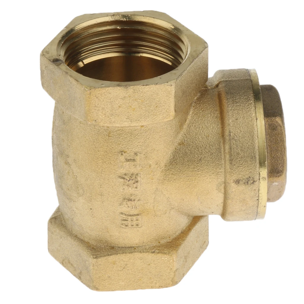 

DN25 One Way Copper Swing Check Valve Female Thread Brass Material 1 Inch