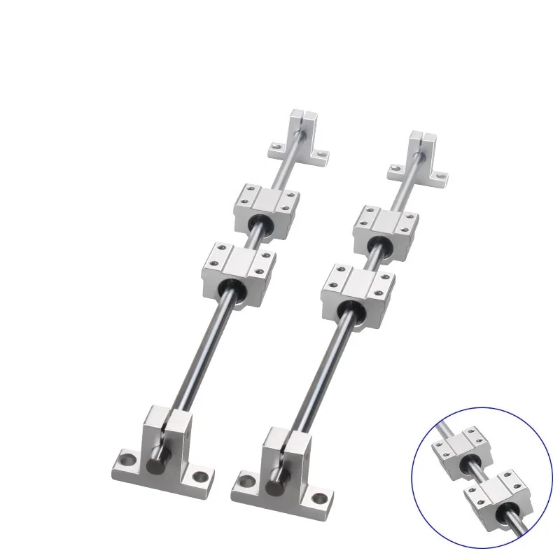 Arbre Linéaire Vertical 40 Cm Avec Palier à Billes - Pour CNC, Impression 3D, Guidage Précis