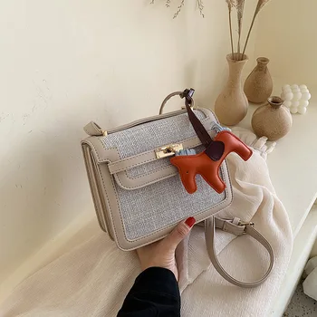 

Women Crossbody Bags Satchel Small Square Bag Shoulder Messenger PU Leather Crossbody Bag Mobile Phone Packet Bolsa