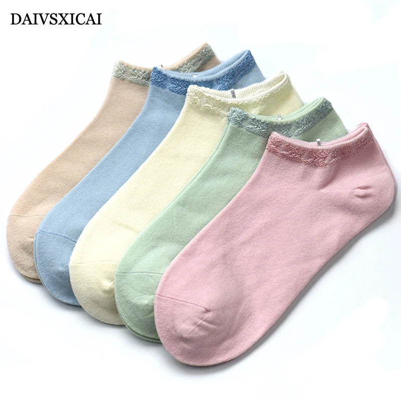 5 пара/лот = 10 штук, летние женские хлопковые короткие носки с чесаным рисунком, женские короткие носки