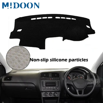 

MIDOON Car Dashboard Cover For VW Polo Sedan Vento MK5 6R 2009 - 2017 Dash Mat Dash Board Pad Carpet Dashmat Anti-UV