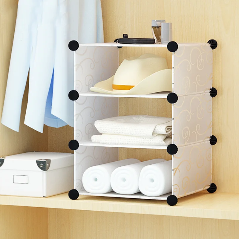 

Van Gordon Storage Layered Partition Nailless Plastic Clothes Organizing Storage Shelf Dormitory Within Shelf Organizing Partiti