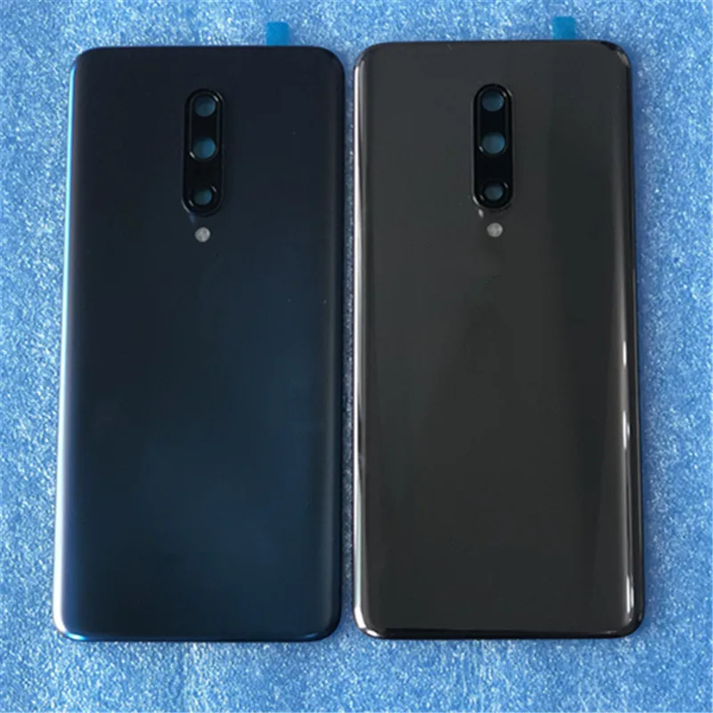 

Original For 6.67" OnePlus 7 Pro Glass Back Battery Cover Case Housing+Camera Frame+Glass Lens+Flash+Adhesive Sticker+Tools