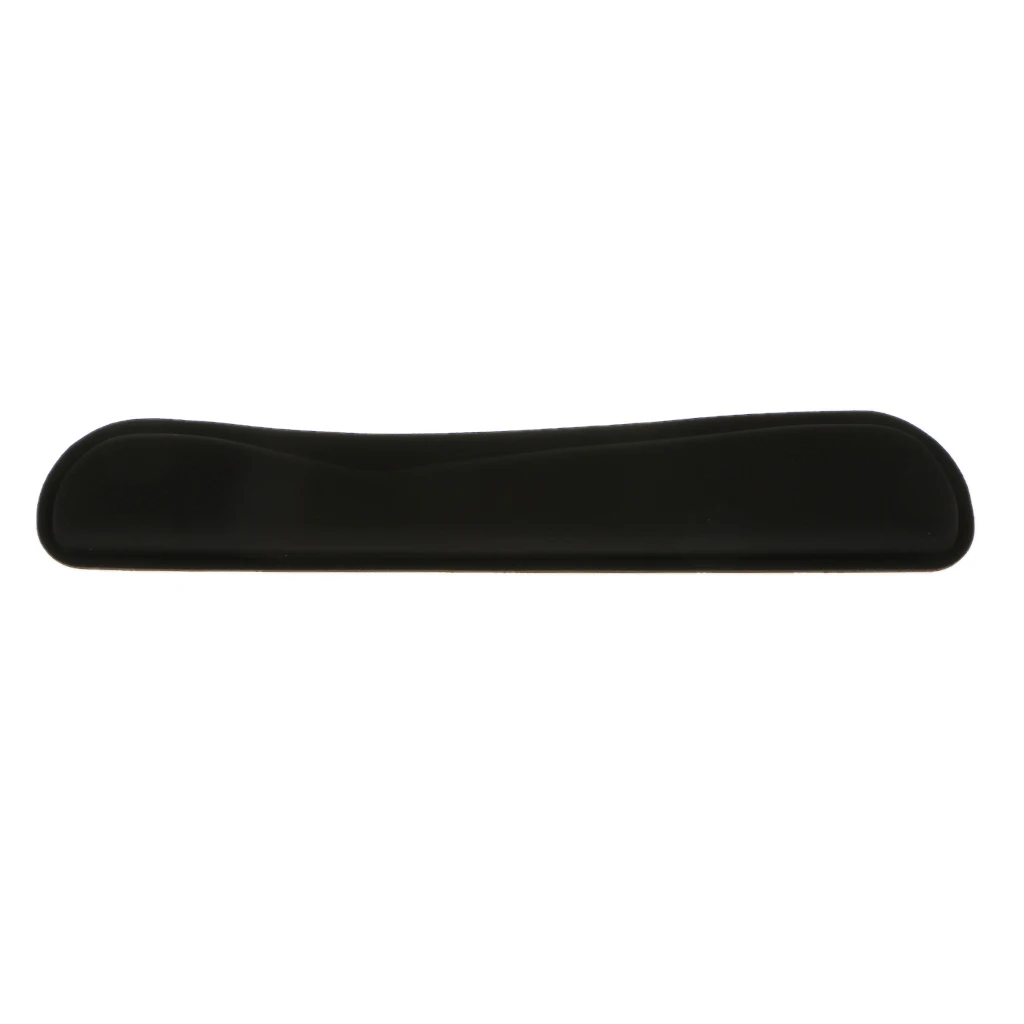 1xSoft Cushion Wrist Support Pad Computer/Keyboard Comfort Mat Arm Rest-Black