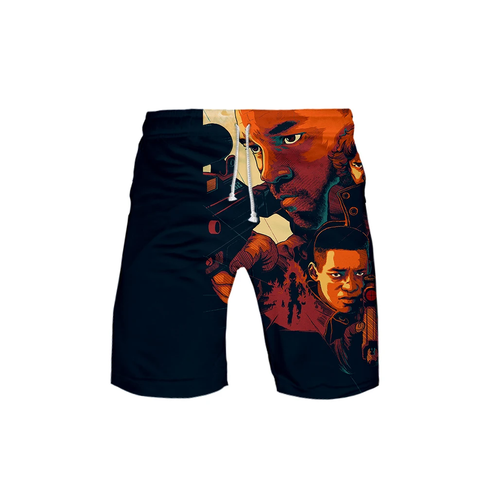 Gemini Man Printed 3D Beach Shorts Men Fashion Streetwear Hot Sale 2019 Harajuku Trendy Summer Wear | Мужская одежда