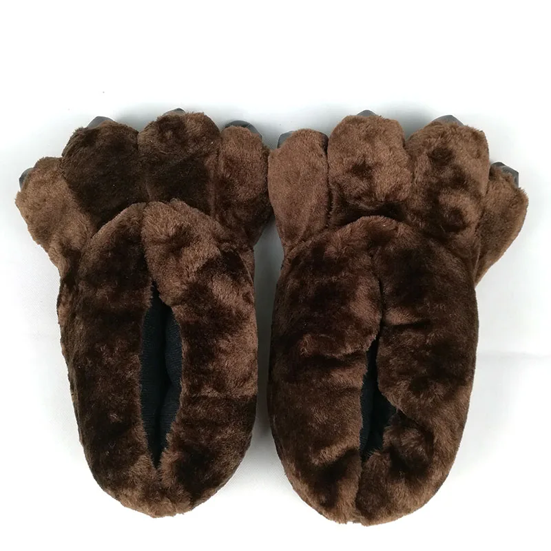 Тапочки унисекс с забавными животными Милые женские тапочки когтями из