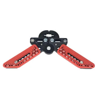 

New Adjustable Archery Bow Stand Holder Adjustable Length Limb Clamp Holder Kickstand For Compound Bow Accessory Red