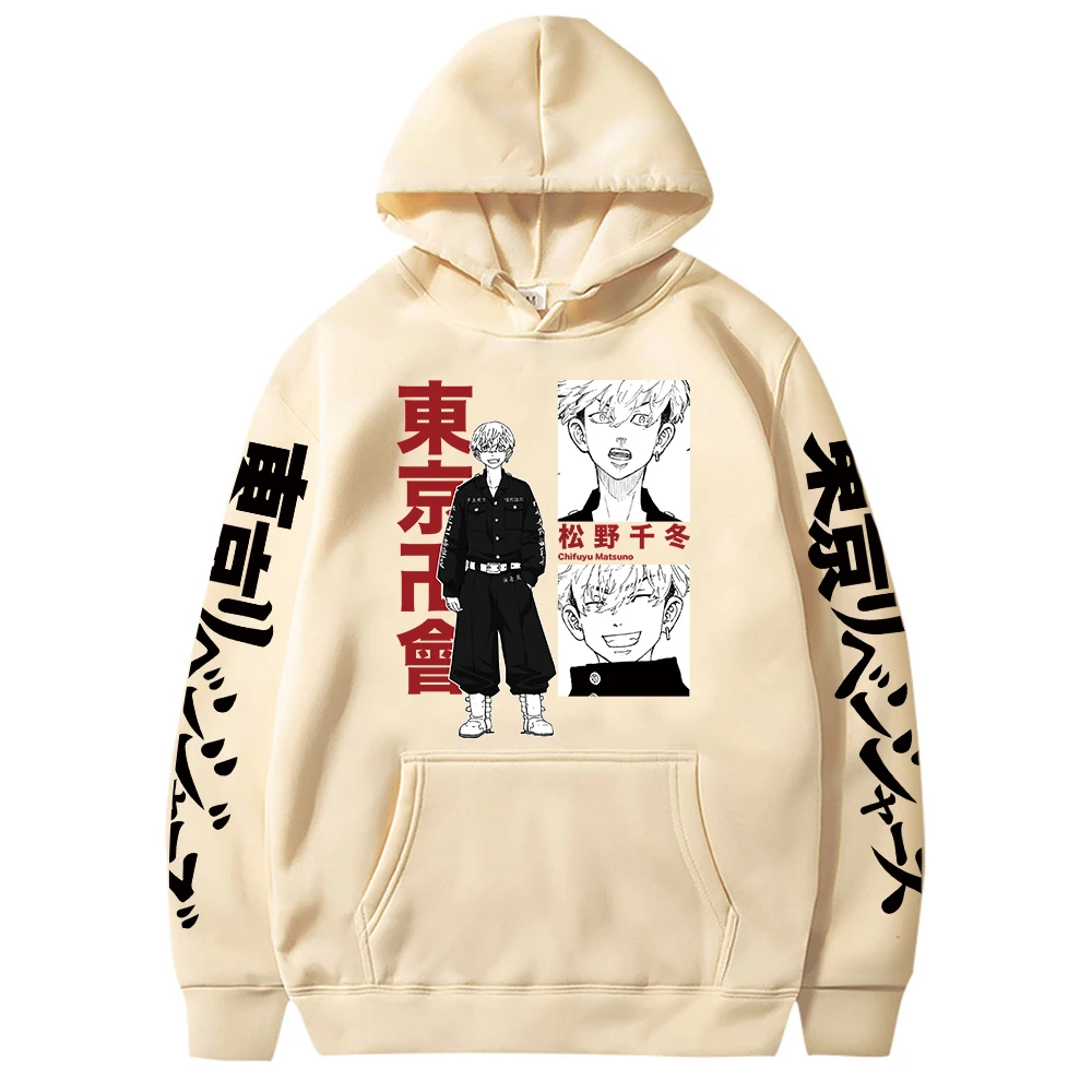 Hot Tokyo Revengers Hoodies Anime Manjiro Sano Graphic Hoodies for Men Tokyo Revengers Sportswear cool Cosplay Clothes