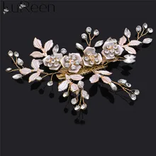 Lureen свадебные шпильки для невесты украшения горный хрусталь головной убор Хрустальный головной убор для подружки невесты ювелирные аксессуары