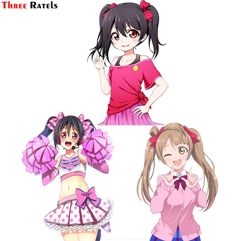 Наклейка Three Ratels F396 с изображением милой девушки Бриск Ядзава Нико Love Live и 1More