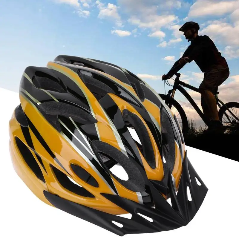 Bicycle Helmets Matte Black Men Women Bike Helmet Back Light MTB Mountain Road Bike Integrally Molded Cycling Helmets