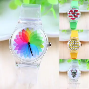 

Womens Mens Jelly Silicone Sports Quartz Wrist Watches