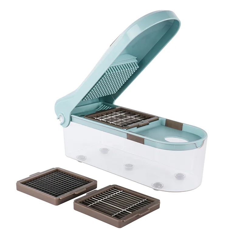 Hand Power Food Chopper, Quick Dice, Onion, Garlic, Fruit, Vegetable Cutter, Potato Slicer