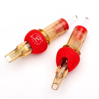 

EZ V System Tattoo Cartridge Needle Plus Curved Magnum for Rotary Machines & Grip Finger Comfort Less Vibrations 16 Pcs/Box