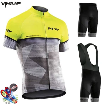

2020 Northwave Cycling Jersey Set Summer Mountain Bike Clothing Pro Bicycle Cycling Jersey Sportswear Suit Maillot Ropa Ciclismo