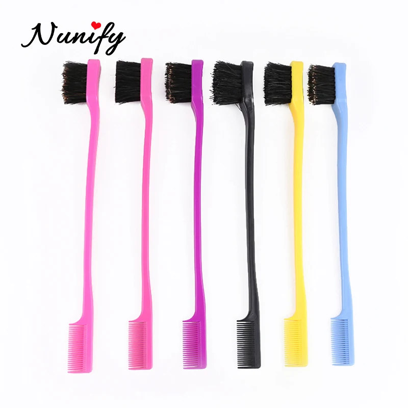 Nunify, дизайн, 1-5 шт., кисть для распутывания, щетка для волос, Cepillos Para El Pelo, кисть для бровей, гребень для бровей, красота, брови