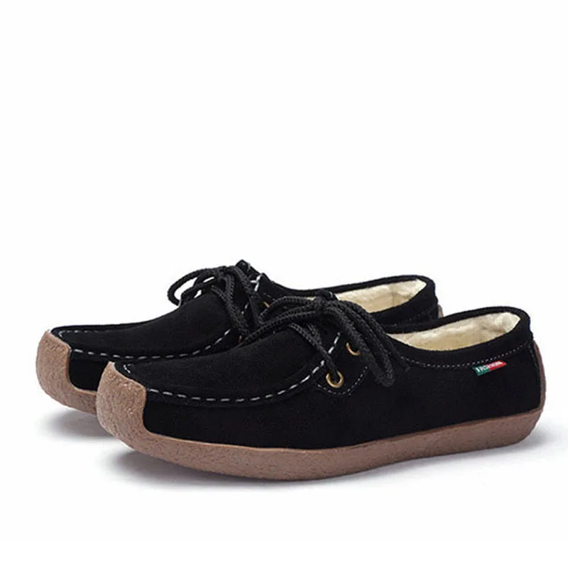 fur black BEYARNESummer/дышащая обувь с вырезами; женская обувь из натуральной кожи; женские кроссовки; Лоферы без застежки; женская обувь - Цвет: fur black