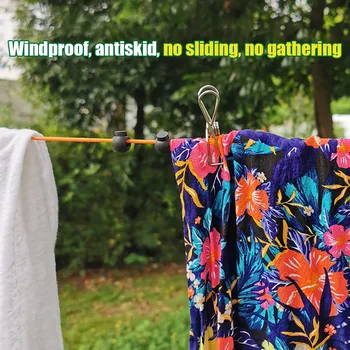 

Retractable Clothes Line Wall Mounted Outdoor Indoor Windproof Clothesline FOU99