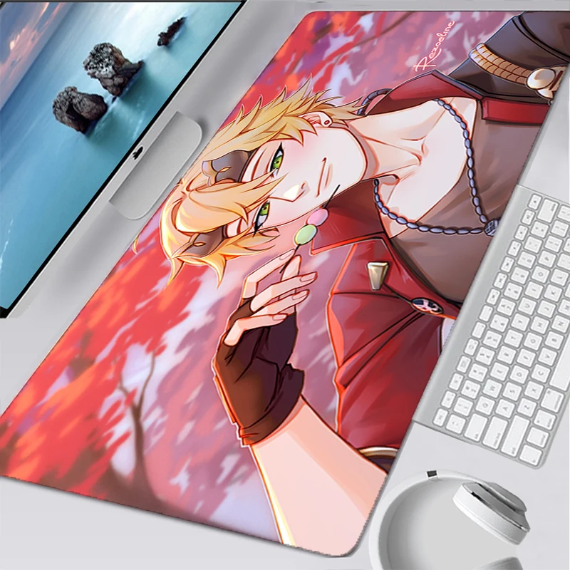 Mouse pad Genshin Impact Computer Laptop Anime Keyboard Mouse Mat Large Mousepad Keyboards Gamers Decoracion Desk Mat For CSGO