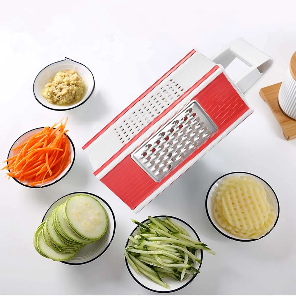 Multifunctional Food Grater Box Vegetables Fruits Slicer Potato Carrot Cheese Grinder Slicing Tool Kitchen Accessories | Дом и сад