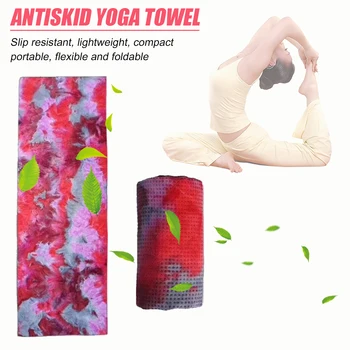 

72x25 inch Non Slip Yoga Pad Towel Microfiber Absorbent Mat with Bag Hot Yoga for Protection Working-out Accessories