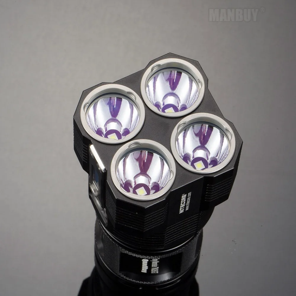 Охотничий фонарь NITECORE Tiny Monster TM26GT с дальностью луча 704 м и светодиодным OLED
