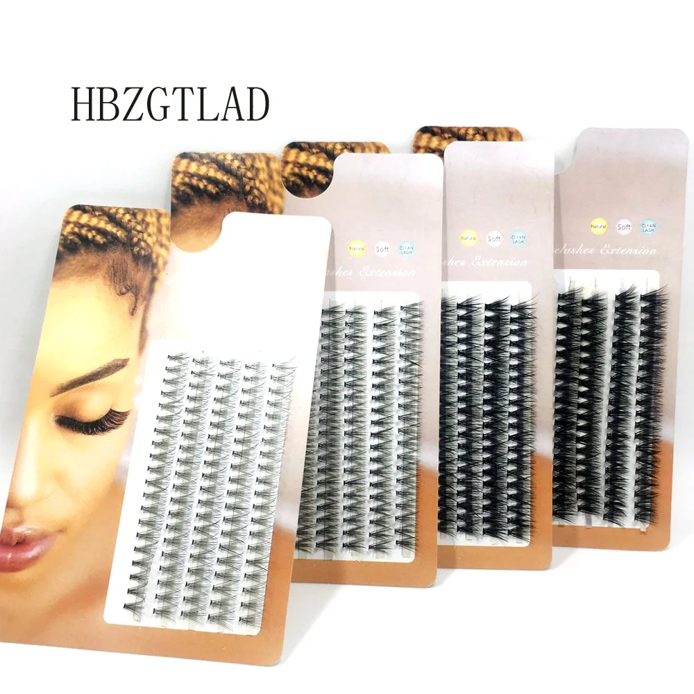 HBZGTLAD big capacity Handmade Lash Volume 0.07mm 40D/30D/20/10D Fans Semi Permanent Individual Eyelash Extensions | Красота и