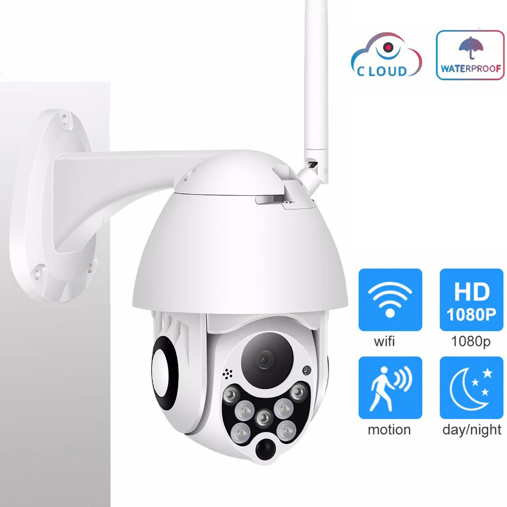

1080P Cloud Storage Wireless WIFI Camera Outdoor PTZ IP Camera Speed Dome CCTV Security Cameras P2P Camara WIFI Exterior