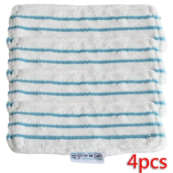 

4Pcs Washable Mop Cloths Cleaning Pad For Black And Decker FSM1610 Cleaner With Scrubbing Strips, Tough And Durable High Quality