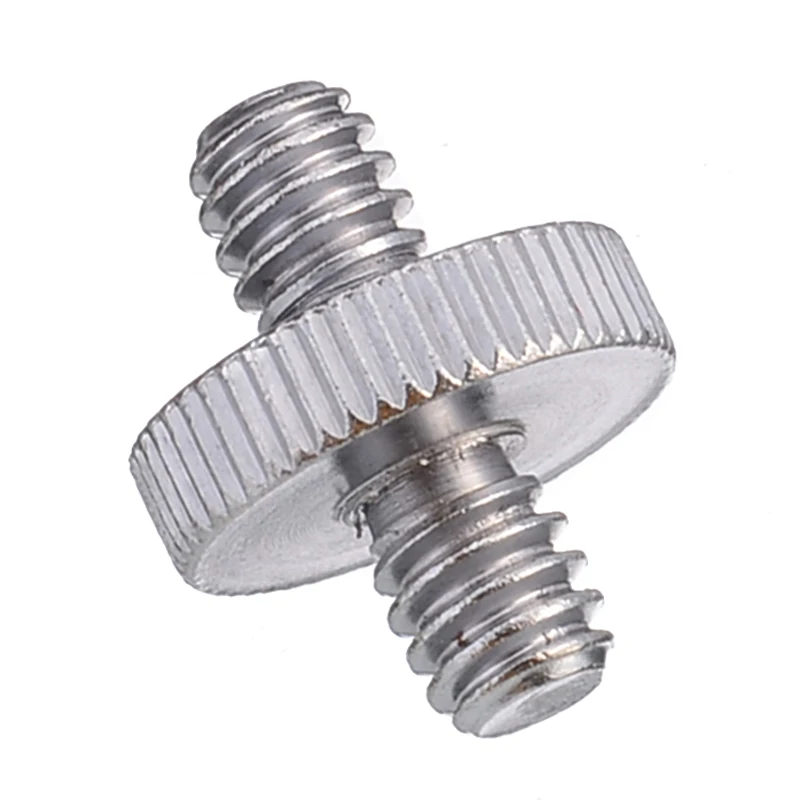 

MAYITR 1/4 Inch Male To 1/4 Inch Male Threaded Adapters Metal Double Male Screw Adapter For Camera Tripod Holder Accessories