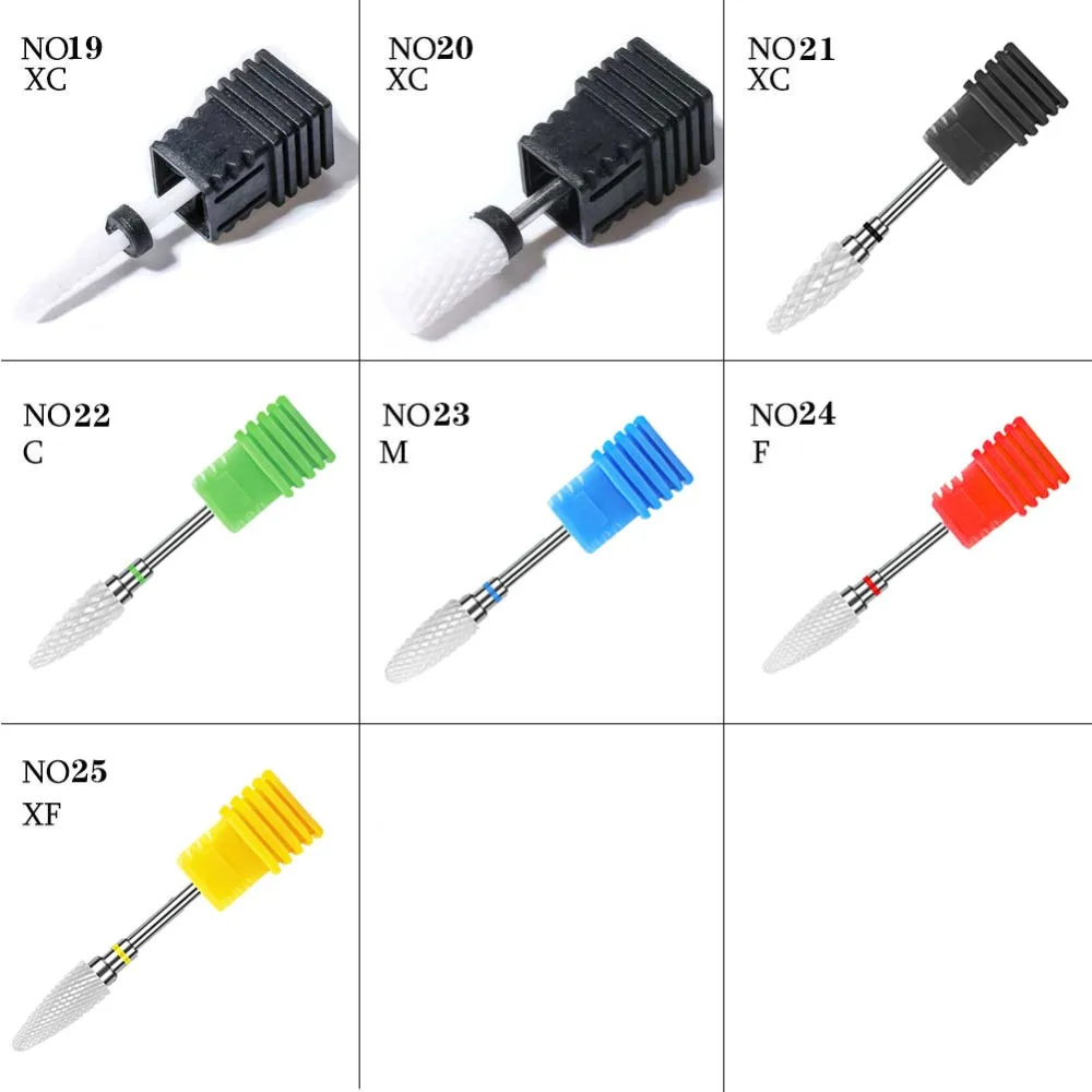 Фреза для маникюра, керамическая фреза для маникюра, набор фрез для педикюра, электрическая пилка для ногтей, фреза для ногтей