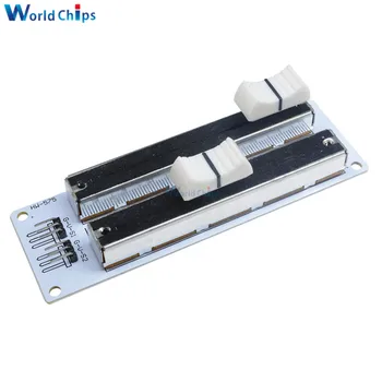 

Electronic Building Block 10K Double Row Sliding Linear Potentiometer Sensor Module For Arduino Mixer Linear Sliding Resistance