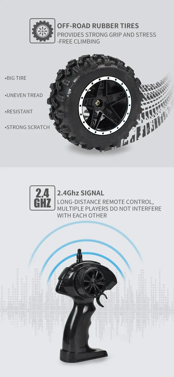 2020 Новинка 1:18 4WD Радиоуправляемый автомобиль обновленная версия 2 4G