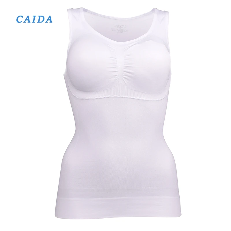 white cami with built in bra