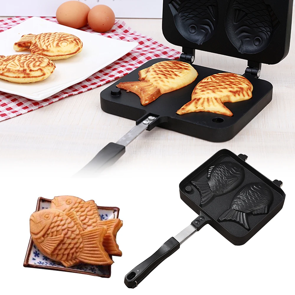 Stainless Steel Japanese Pancake Maker Fish Shape Pancake Waffle Pan