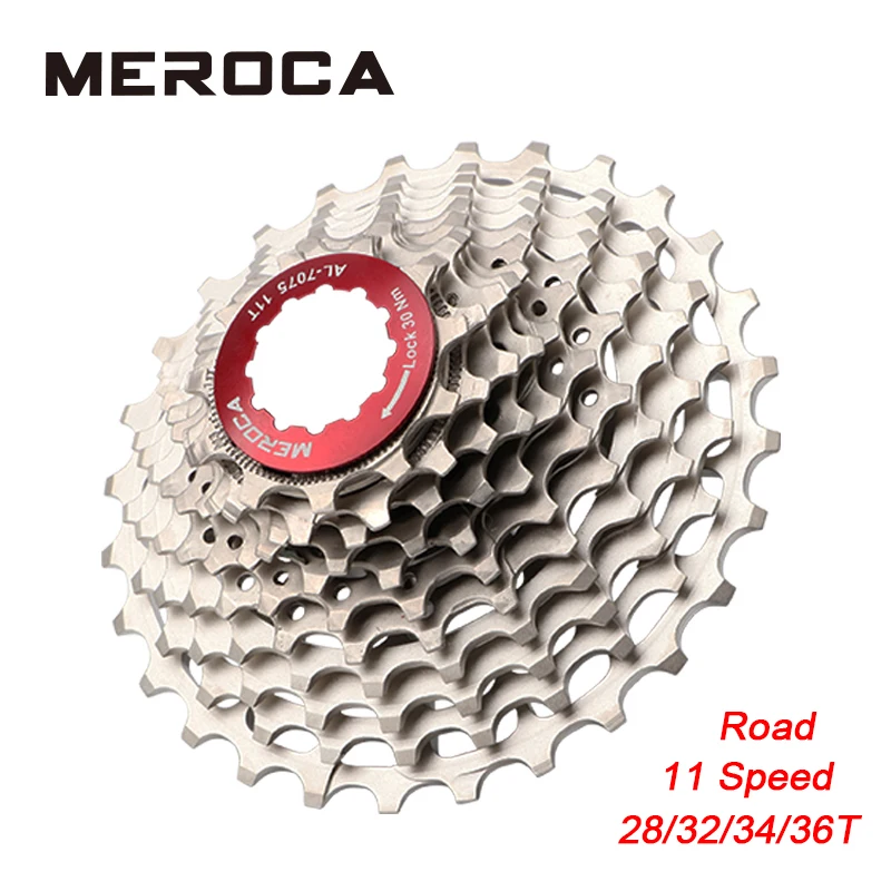 Кассета для дорожного велосипеда Meroca 11 скоростей 11-28T 11-32T 11-34T 11-36T CNC сверхлегкие