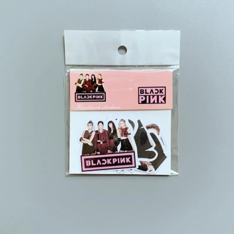 Дважды Got7 BlackPink Seventeen стикеры на ПВХ бумаге наклейки на холодильник дневник JB JinYoung Mark Jackson YoungJae - Цвет: BlackPink2