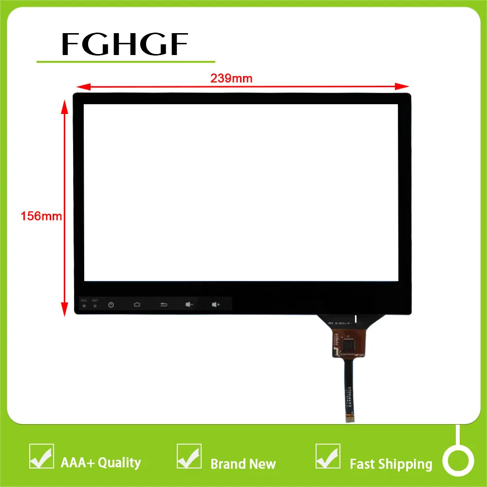 Новый емкостный экран 10 2 дюйма 239*156 мм для автомобильной dvd gps сенсорной панели 2913